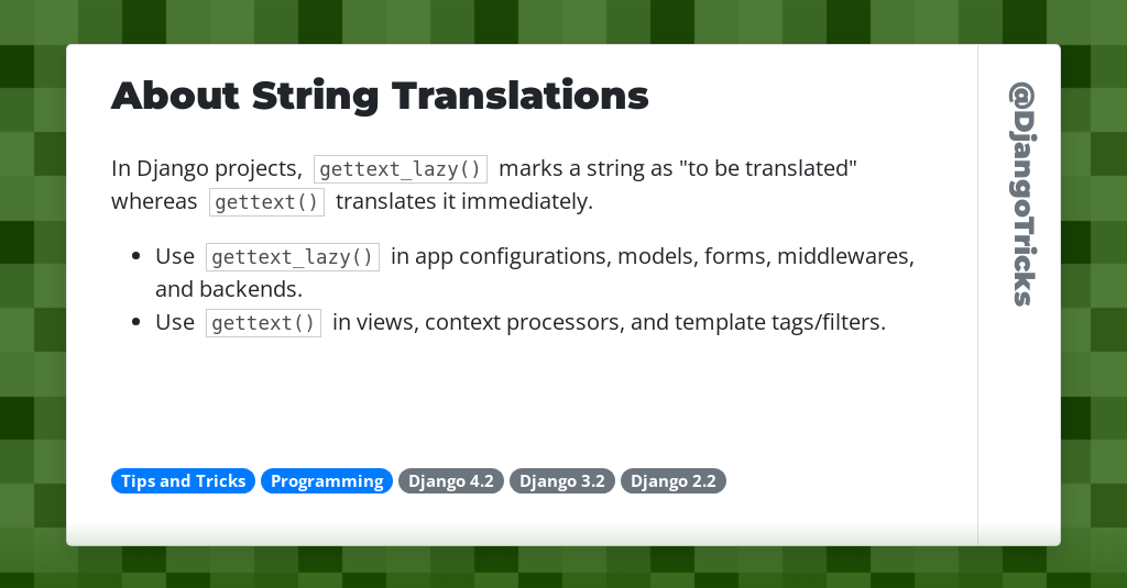 About String Translations